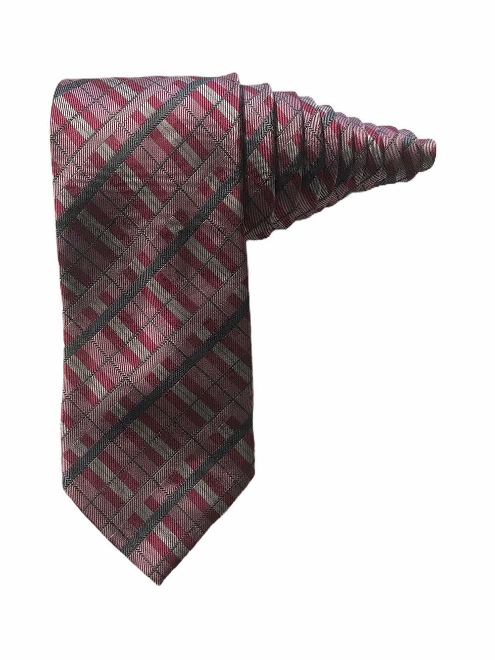 Susan G Komen Knots Of Hope Breast Cancer Pink Plaid Polyester NeckTie